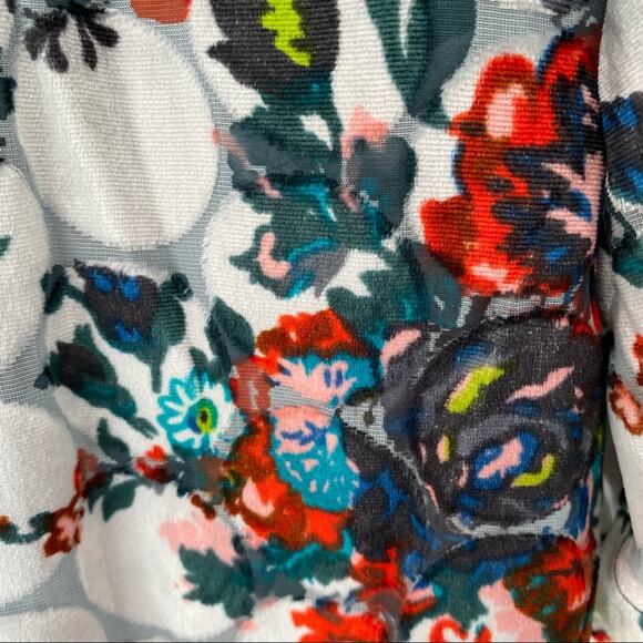 Maeve Anthropologie Zuni Silk Velvet Wrap Top - Picture 9 of 10